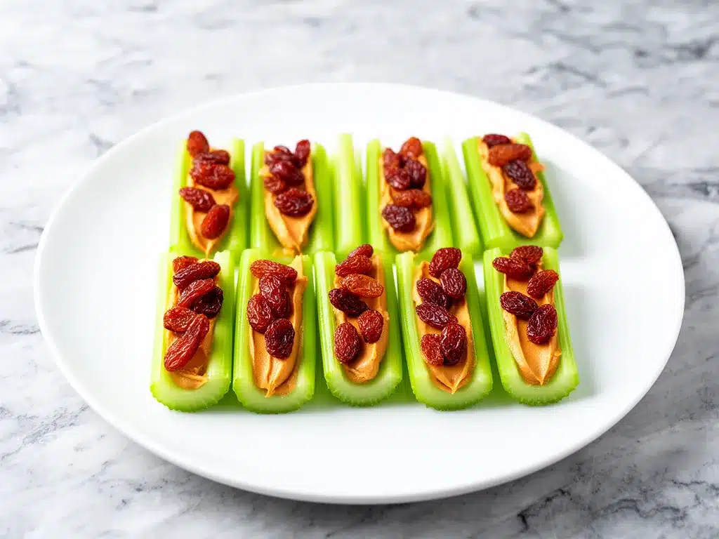 Ants on a Log: Easy 3-Ingredient After-School Snack 4 ants on a log preparation steps