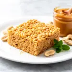 Back-to-School No-Bake Rice Krispie Peanut Butter Bars - featured image