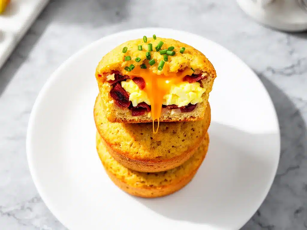 Savory Bacon Cheddar Egg Breakfast Muffins: 5 Easy Make-Ahead Ideas 4 bacon cheddar egg breakfast muffins preparation steps
