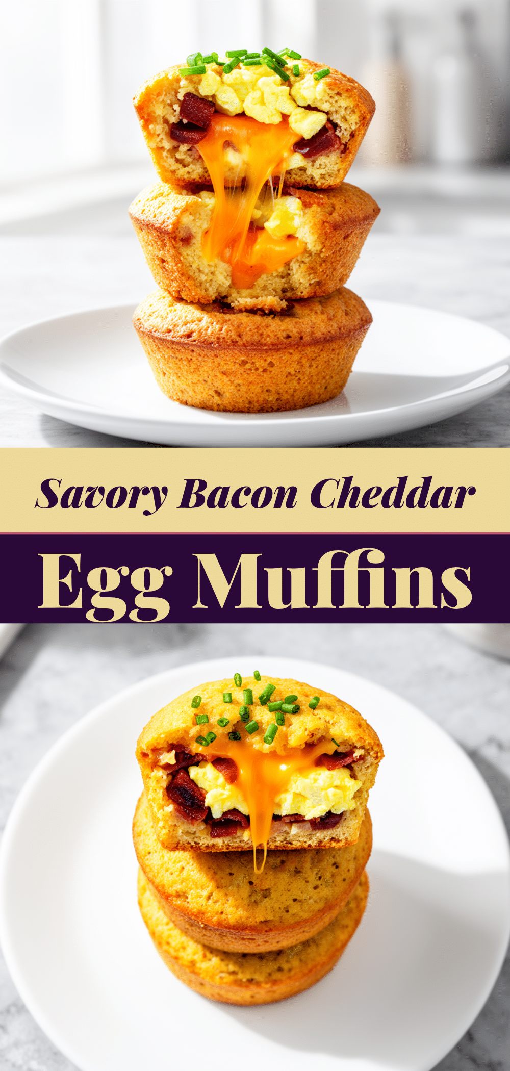 Savory Bacon Cheddar Egg Breakfast Muffins: 5 Easy Make-Ahead Ideas 5 bacon cheddar egg breakfast muffins recipe