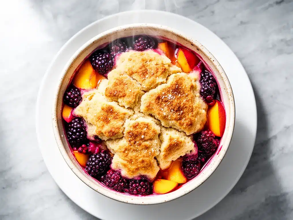 Blackberry Peach Cobbler: Best Homemade Dessert 4 Blackberry Peach Cobbler preparation steps