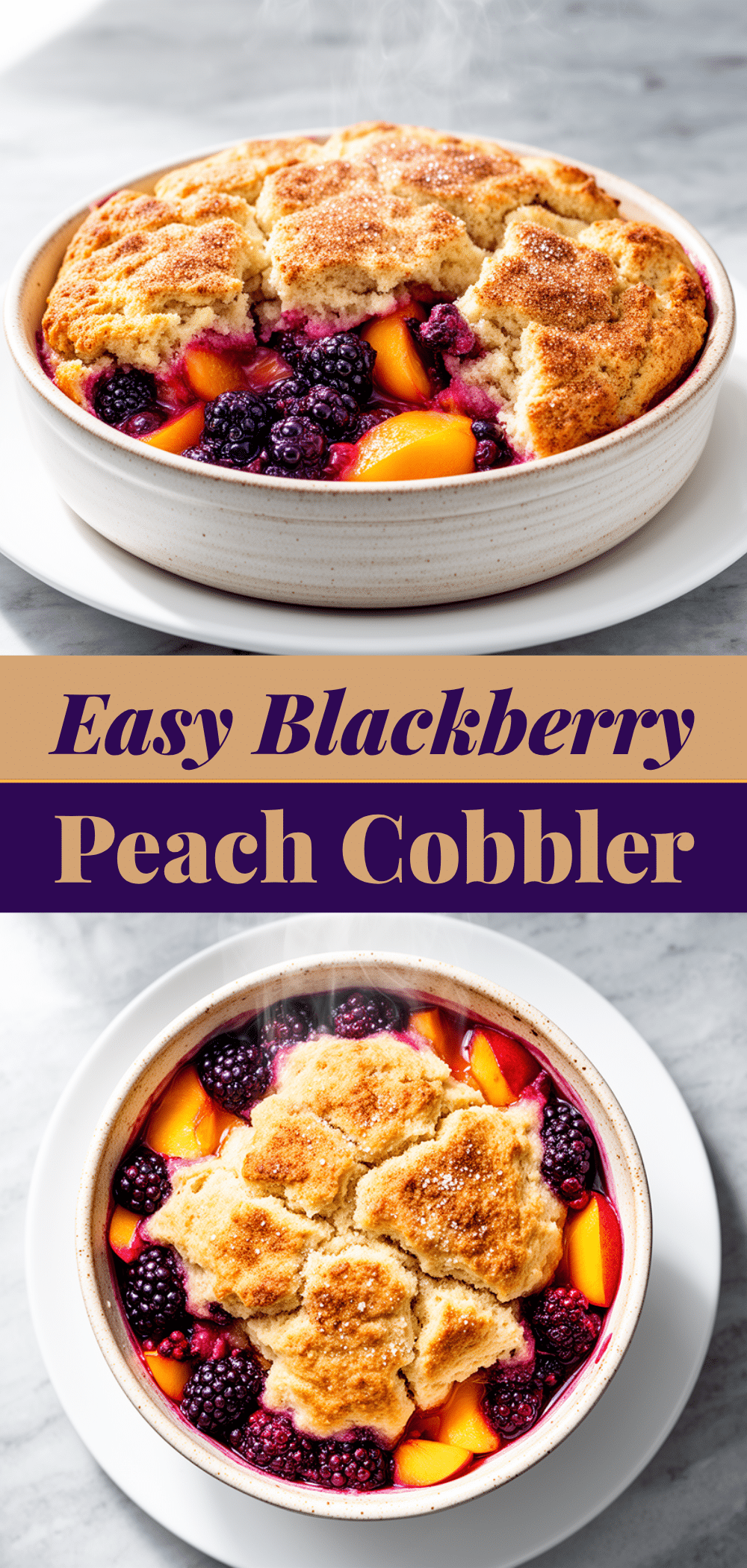 Blackberry Peach Cobbler: Best Homemade Dessert 5 Blackberry Peach Cobbler recipe