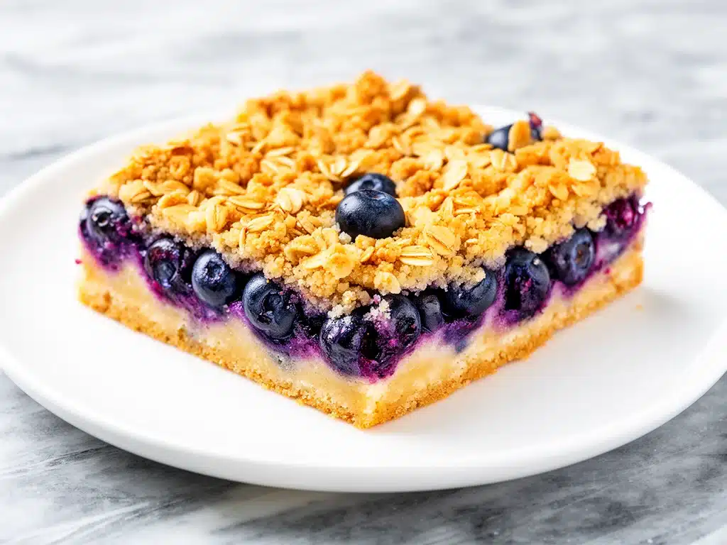Home 2 blueberry crumb bars - featured image