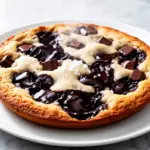 chewy chocolate chunk skillet cookie - featured image
