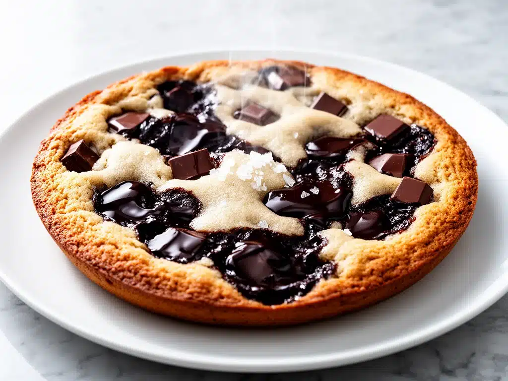 Home 3 chewy chocolate chunk skillet cookie - featured image