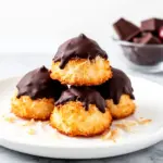 chewy coconut macaroons - featured image