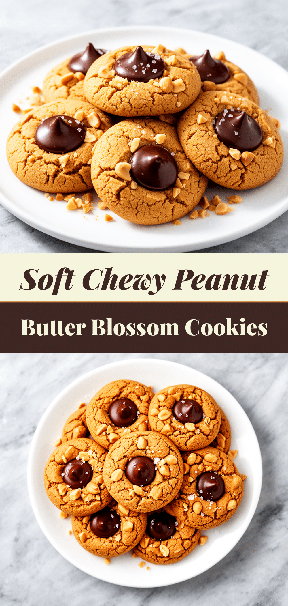 Chewy Peanut Butter Blossom Cookies 5 chewy peanut butter blossom cookies recipe