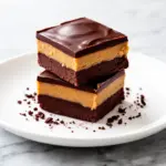 Chocolate Peanut Butter Buckeye Bars - featured image
