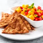 cinnamon sugar tortilla chips - featured image