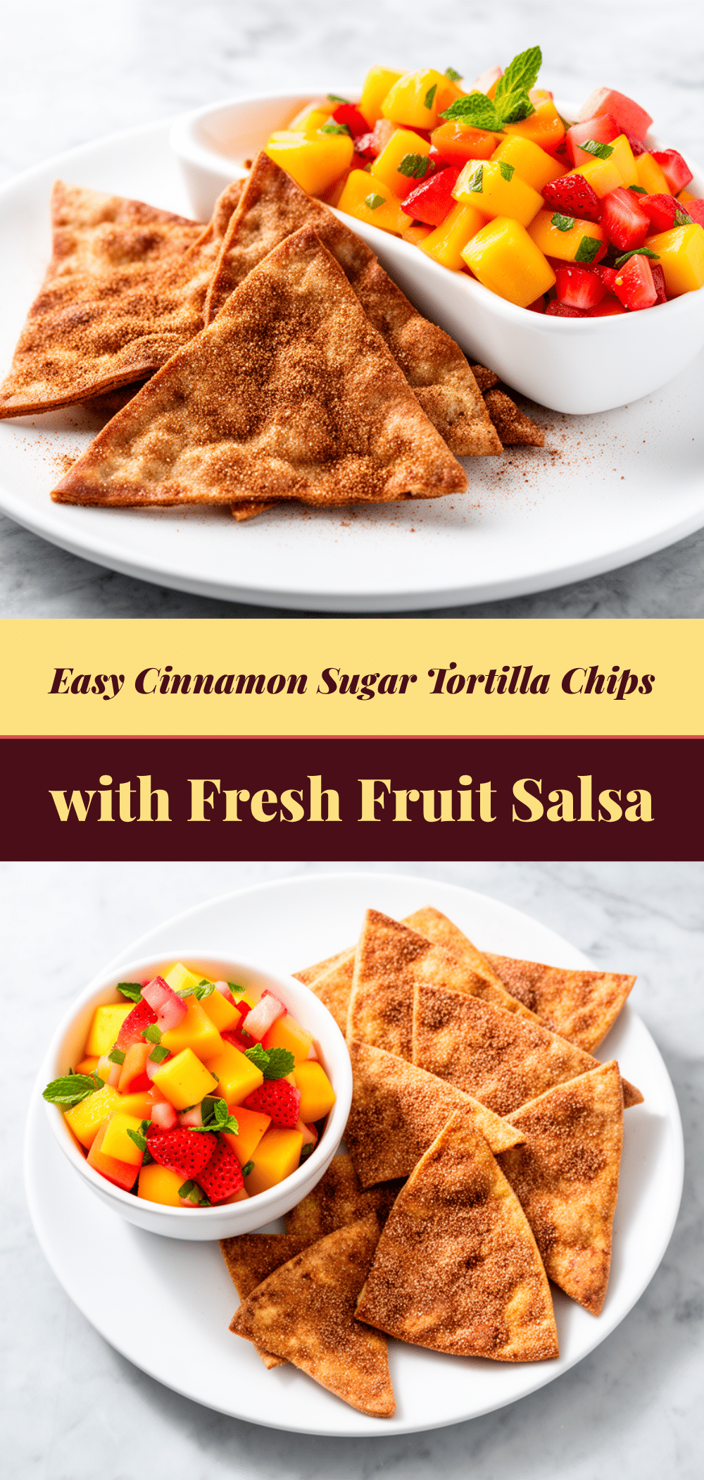 Cinnamon Sugar Tortilla Chips: 5-Min Easy Fruit Snack 5 cinnamon sugar tortilla chips recipe