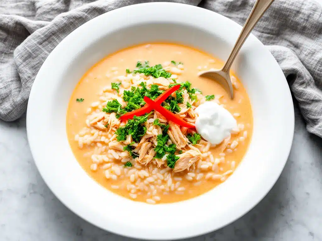 Creamy Buffalo Chicken and Rice Soup: Easy Weeknight Dinner 4 creamy buffalo chicken and rice soup preparation steps