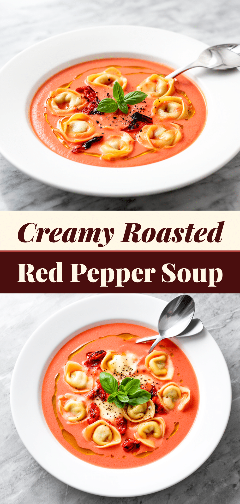 Creamy Roasted Red Pepper Tortellini Soup: Easy 30-Minute Dinner 5 creamy roasted red pepper tortellini soup recipe