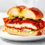 Crispy Air Fryer Nashville Hot Chicken Sandwiches - featured image
