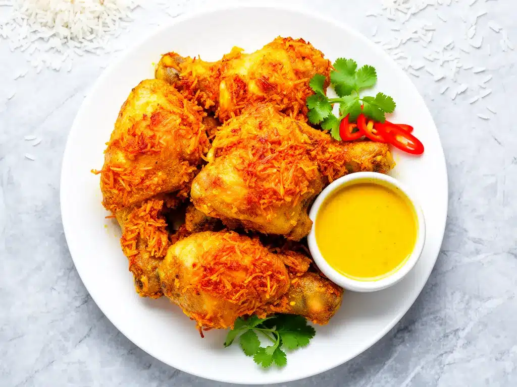 Crispy Baked Coconut Curry Chicken Thighs: 30-Min Easy Dinner 4 crispy baked coconut curry chicken thighs preparation steps