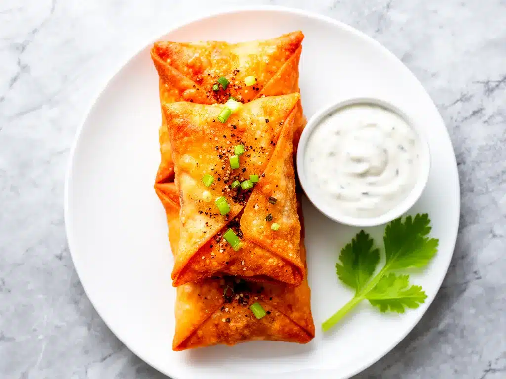Crispy Buffalo Chicken Egg Rolls: 15-Min Dinner 4 crispy buffalo chicken egg rolls preparation steps