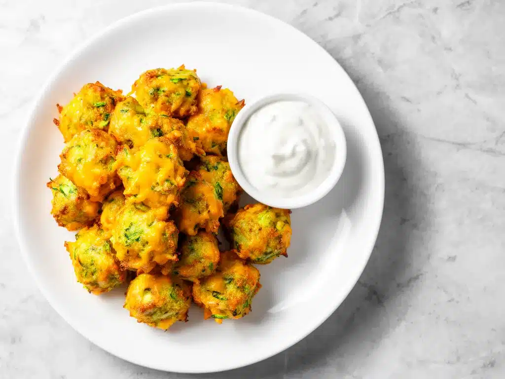 Crispy Cheesy Zucchini Tots: 5-Min Easy Game Day Snack 4 Crispy Cheesy Zucchini Tots preparation steps