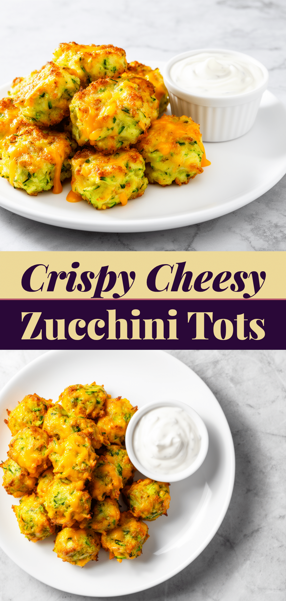 Crispy Cheesy Zucchini Tots: 5-Min Easy Game Day Snack 5 Crispy Cheesy Zucchini Tots recipe