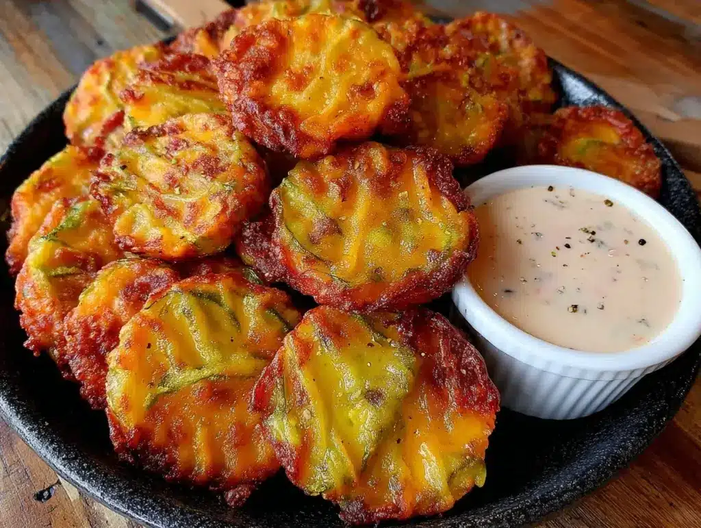 Home 4 crispy fried pickle chips - featured image