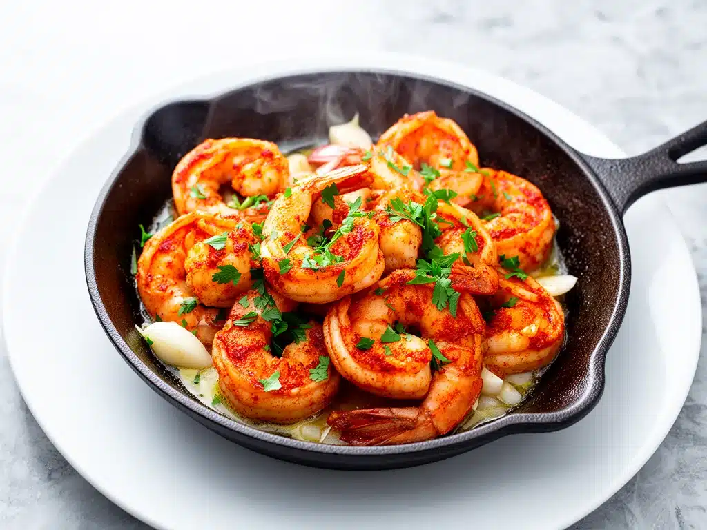 Home 1 Crispy Garlic Butter Cajun Shrimp - featured image