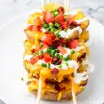 Crispy Loaded Smashed Potato Skewers - featured image