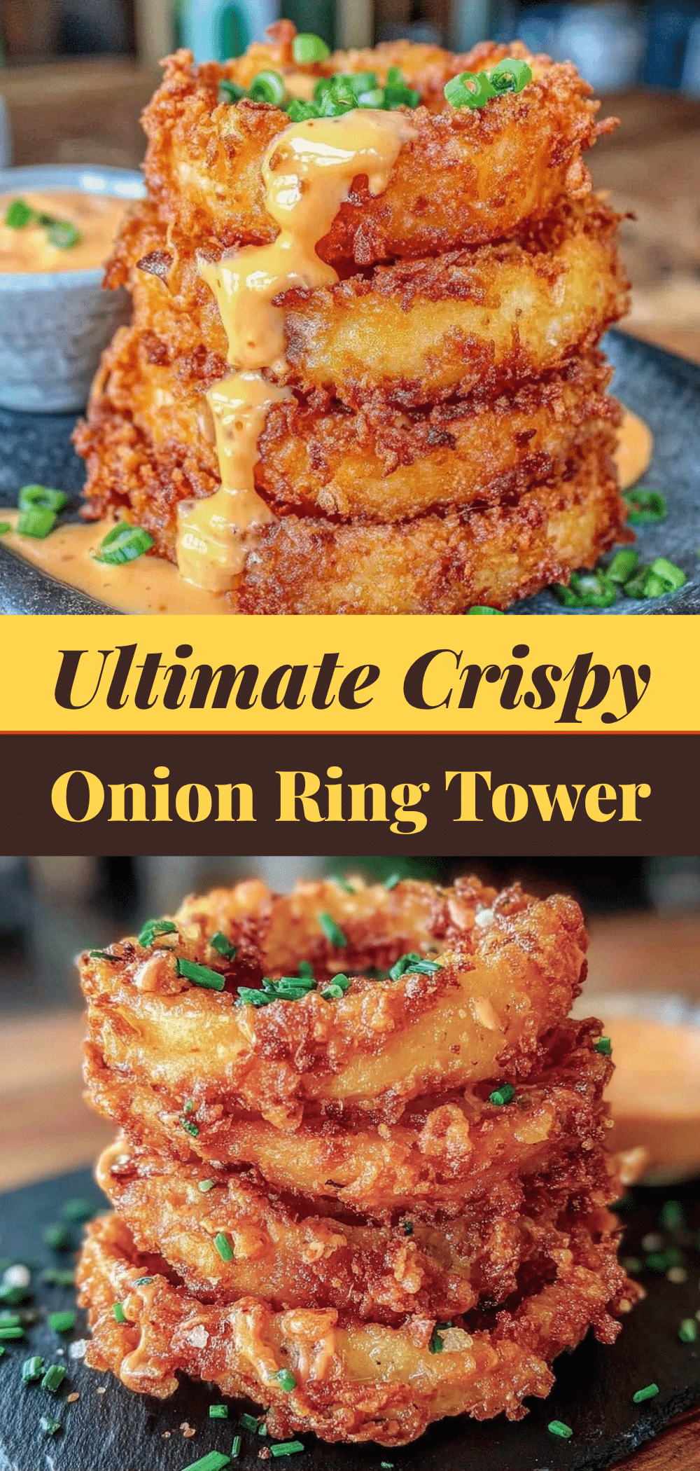 Crispy Onion Ring Tower: Best Game Day Snack on a Budget 5 crispy onion ring tower recipe