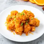 crispy orange chicken - featured image