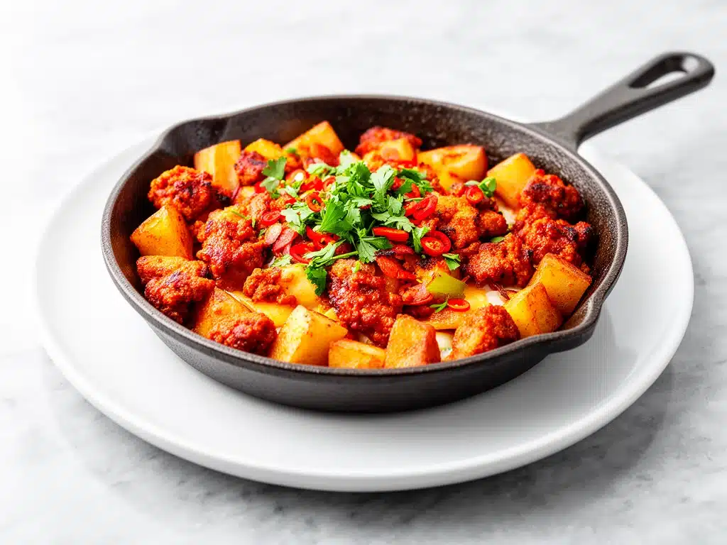Home 2 Crispy Potato and Chorizo Breakfast Skillet - featured image