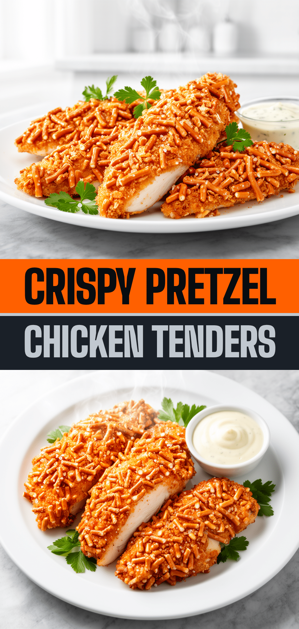Crispy Pretzel Crusted Baked Chicken Tenders: Easy Kid-Friendly Recipe 5 Crispy Pretzel Crusted Baked Chicken Tenders recipe