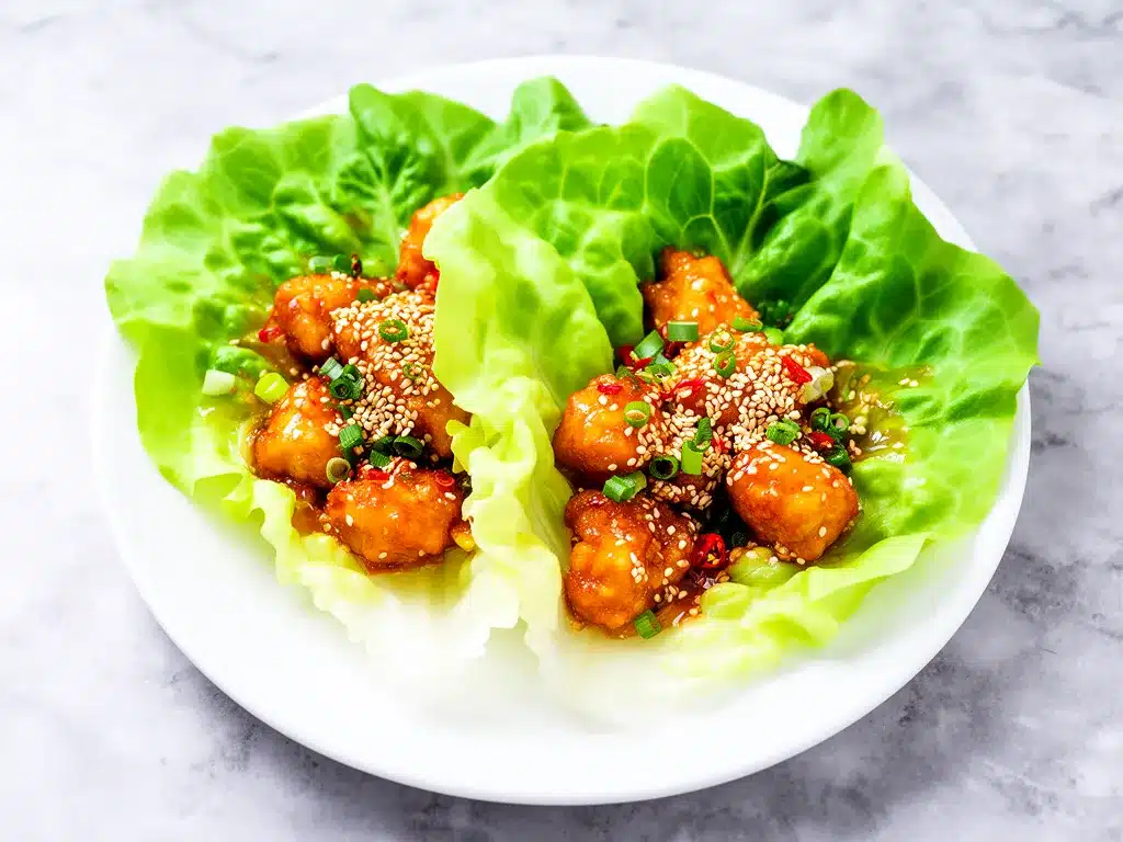 Crispy Sesame Chicken Lettuce Wraps: Easy Weeknight Dinner 4 crispy sesame chicken lettuce wraps preparation steps