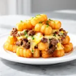 Crispy Tater Tot Breakfast Casserole with Sausage - featured image