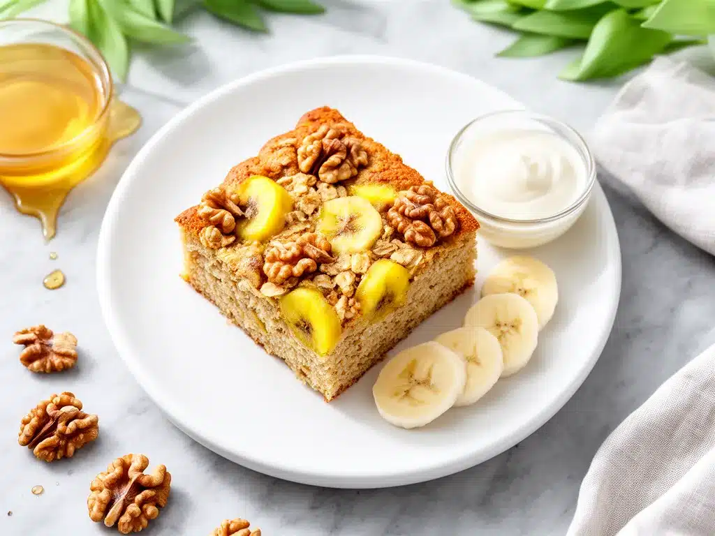 Fluffy Banana Nut Baked Oatmeal Squares: Easy 20-Min Meal 4 fluffy banana nut baked oatmeal squares preparation steps