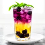 Fresh Blackberry Basil Sparkling Lemonade - featured image