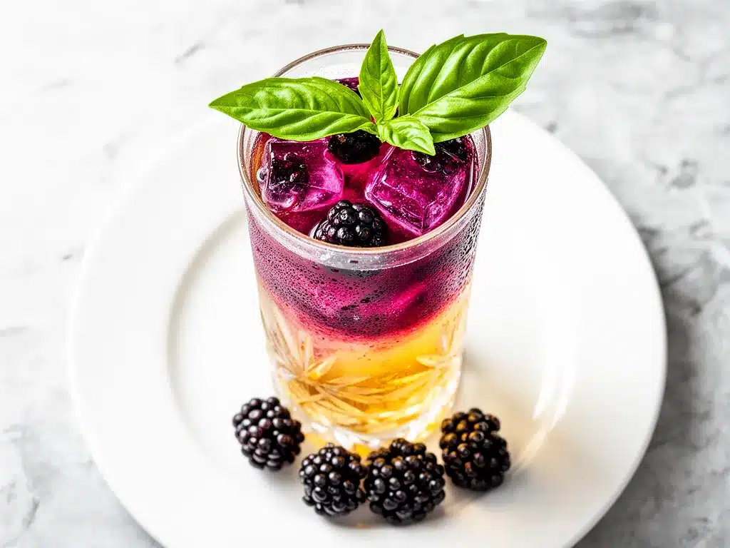Fresh Blackberry Basil Sparkling Lemonade: Best Easy Summer Drink 4 Fresh Blackberry Basil Sparkling Lemonade preparation steps