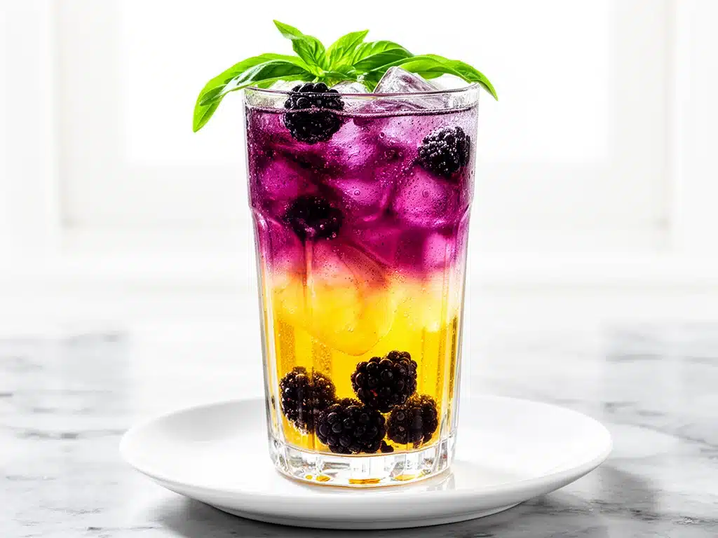 Home 2 Fresh Blackberry Basil Sparkling Lemonade - featured image
