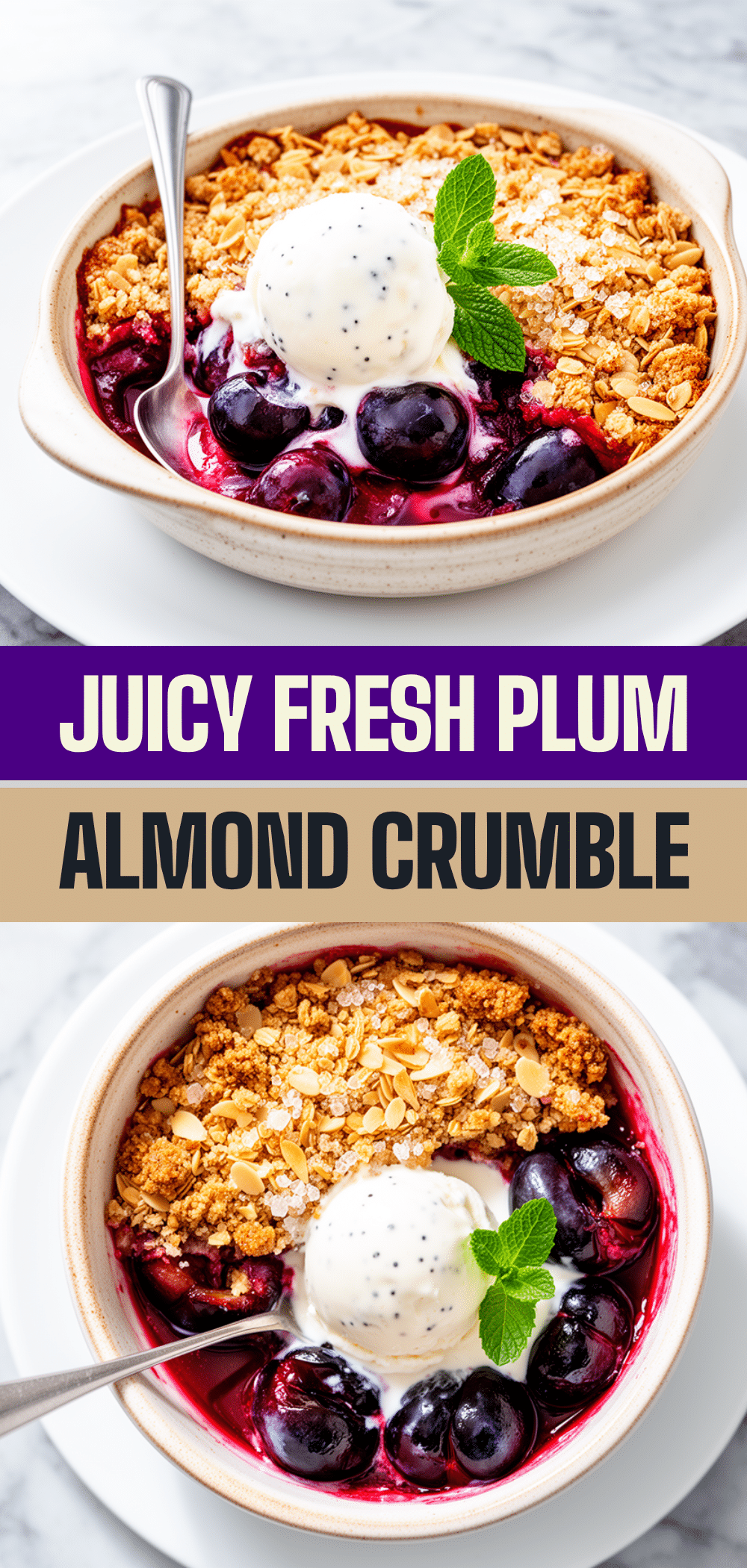 Fresh Plum Almond Crumble: Easy Summer Dessert Recipe 5 fresh plum almond crumble recipe