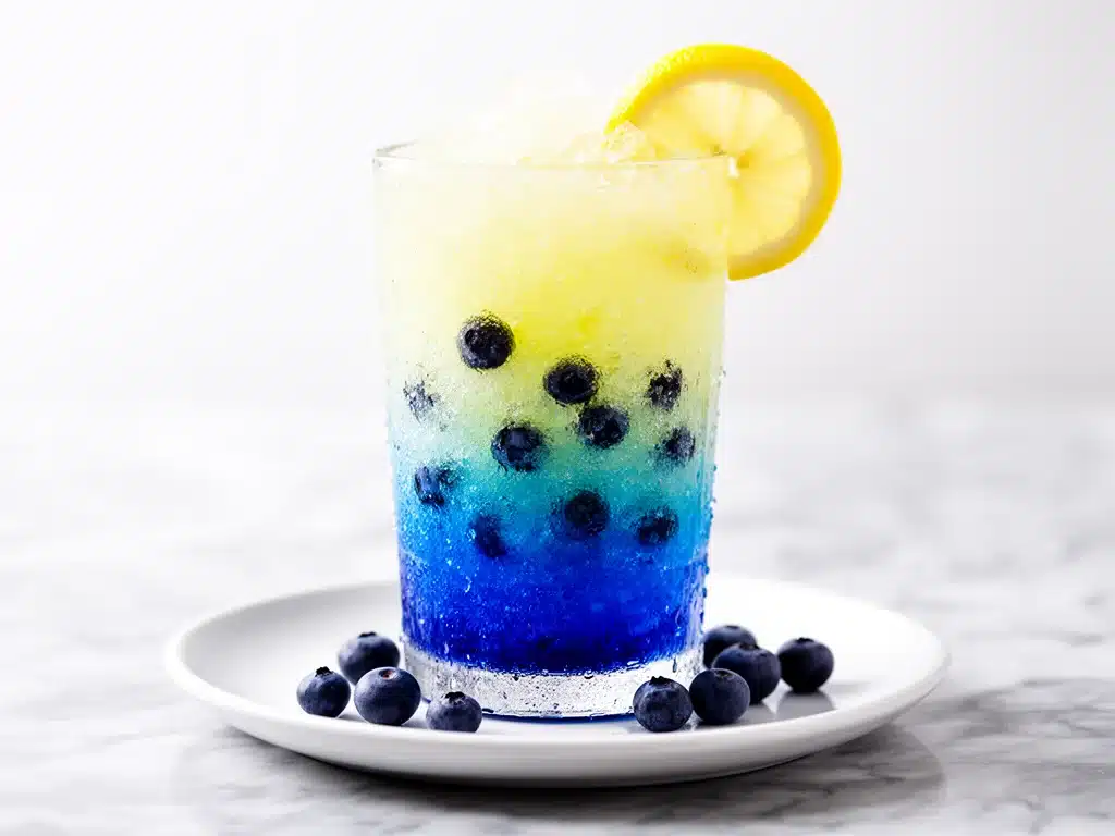 Home 1 frozen blueberry lemonade vodka slush - featured image