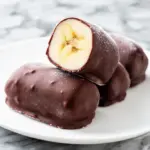 frozen chocolate banana bites - featured image