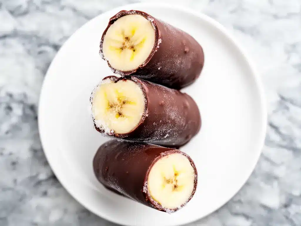 Frozen Chocolate Banana Bites: 5-Minute Easy After-School Snacks 4 frozen chocolate banana bites preparation steps
