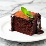 fudgy flourless chocolate cake - featured image