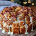 Game Day Cheesy Bacon Ranch Pull-Apart Bread - featured image