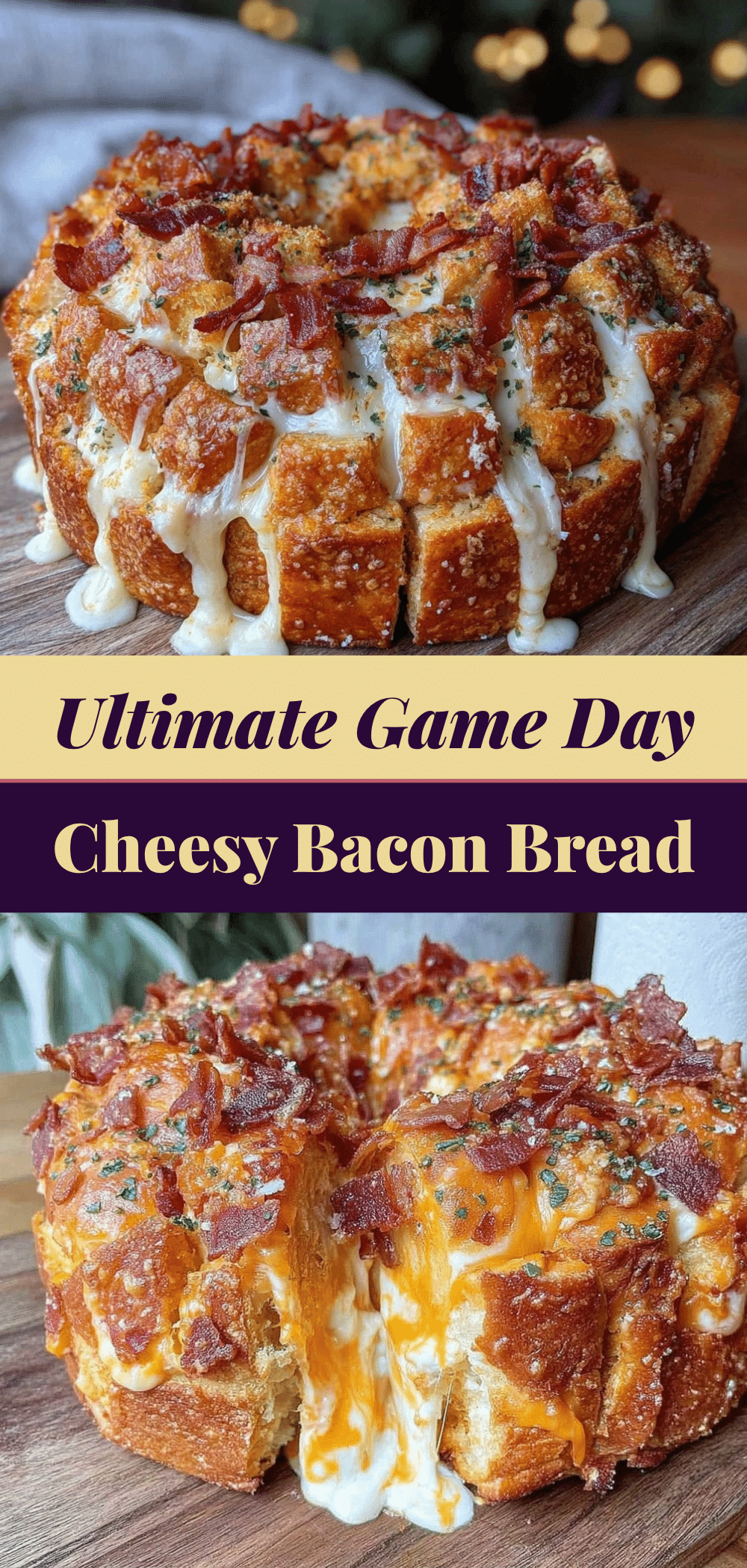 Game Day Cheesy Bacon Ranch Pull-Apart Bread: Budget Family Recipe 5 Game Day Cheesy Bacon Ranch Pull-Apart Bread recipe