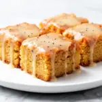 Glazed Brown Butter Blondie Bars - featured image