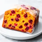 Glazed Orange Cranberry Loaf Cake - featured image
