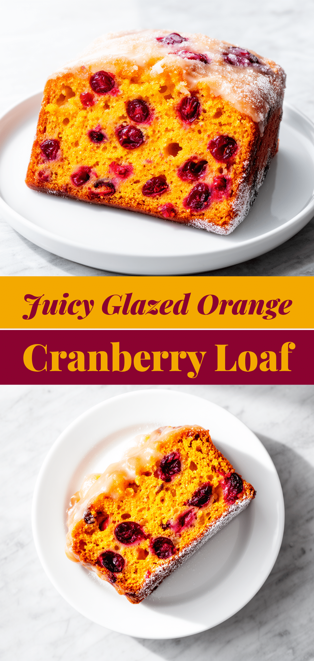 Glazed Orange Cranberry Loaf Cake: Best Easy Holiday Recipe 5 Glazed Orange Cranberry Loaf Cake recipe
