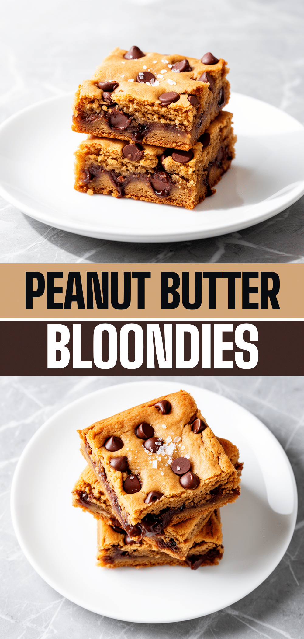 Gooey Peanut Butter Blondies with Chocolate Chips: 15-Minute Easy Dessert 5 gooey peanut butter blondies with chocolate chips recipe