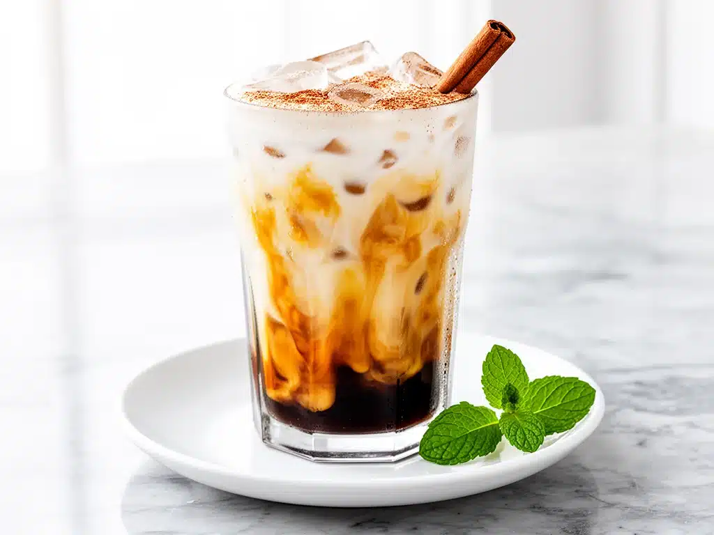 Iced Cinnamon Dolce Oat Milk Latte - featured image