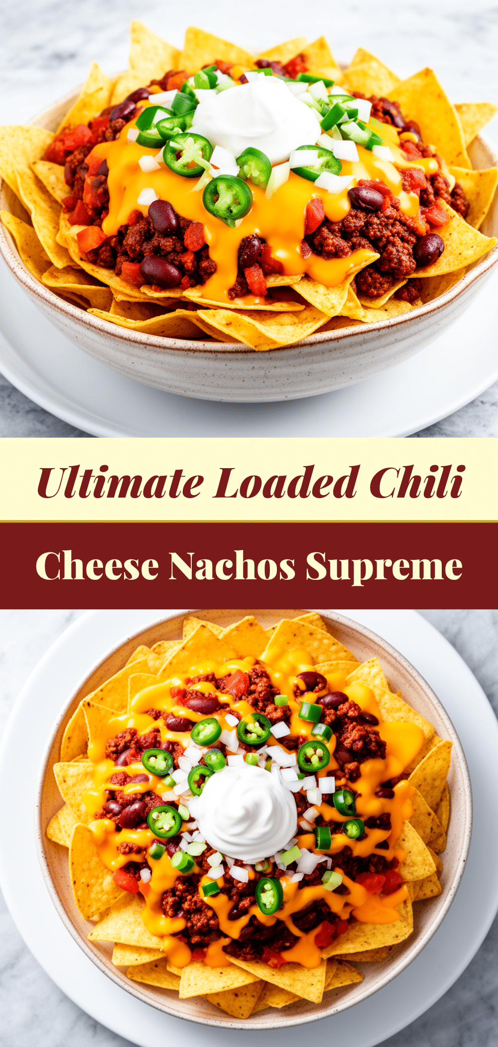 Loaded Chili Cheese Nachos: Easy Game Day Snack 5 Loaded Chili Cheese Nachos recipe