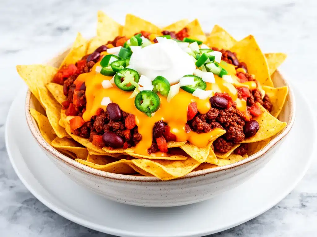 Home 2 Loaded Chili Cheese Nachos - featured image