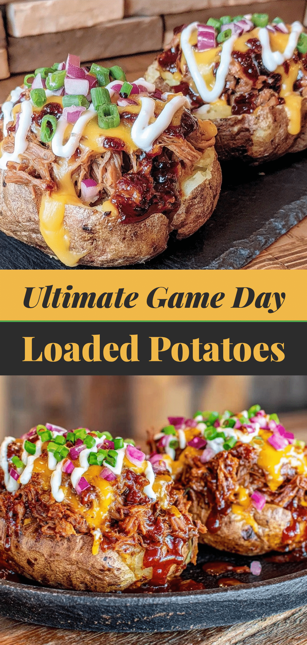 Loaded Pulled Pork Baked Potatoes: Easy Game Day Budget Feast 5 loaded pulled pork baked potatoes recipe