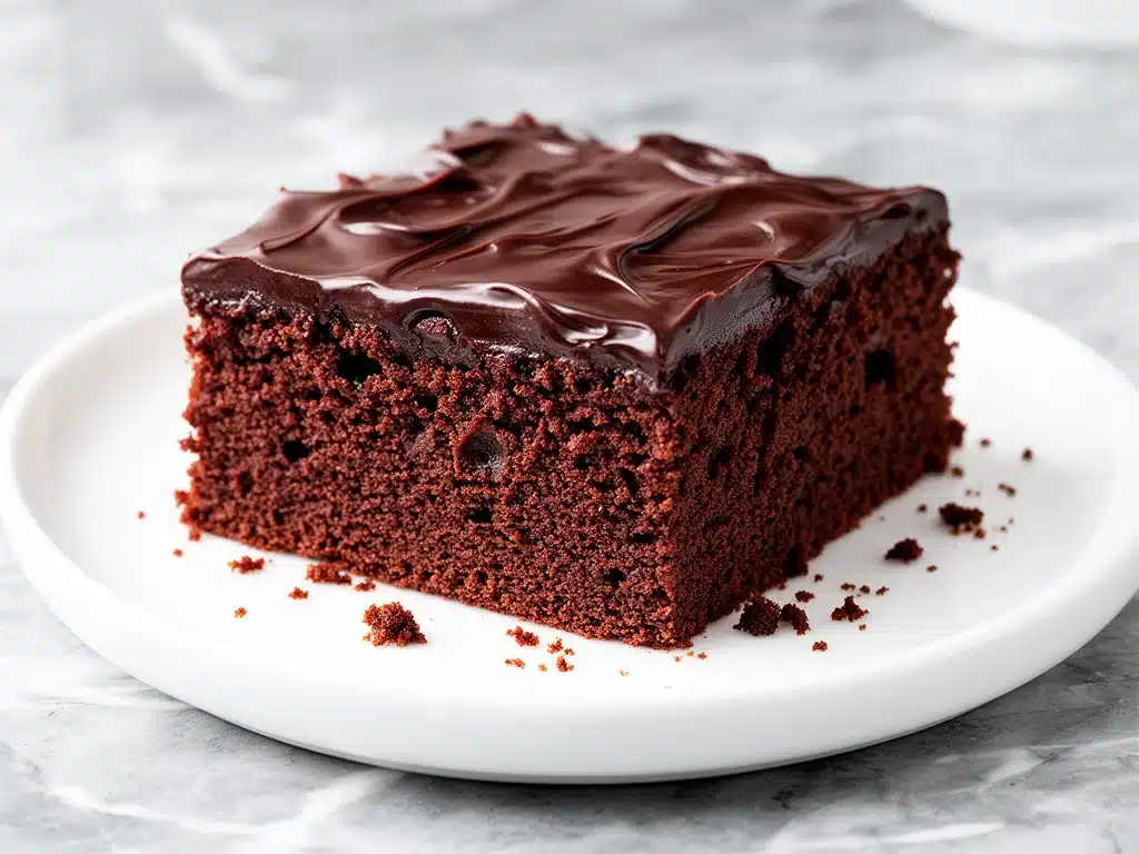 Home 1 moist chocolate buttermilk sheet cake - featured image